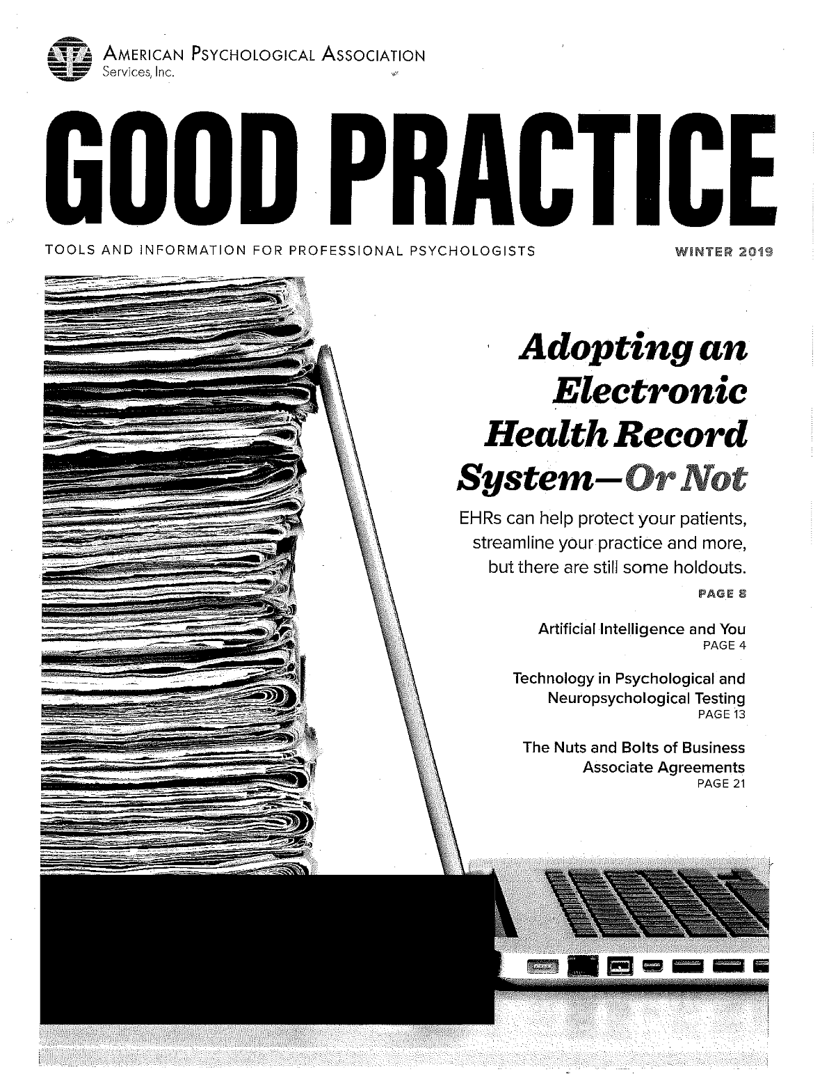 APA: Adopting an Electronic Health Record System;